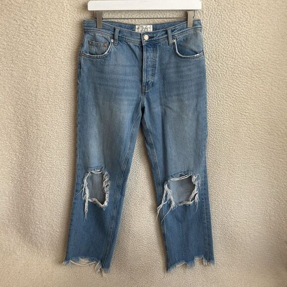 Free People Maggie Midrise Jeans Women’s‎ Size 26 - Picture 1 of 7